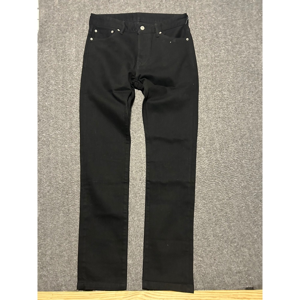 Buck mason slim fit jeans 12101 black 13 oz denim fit 32X32.5